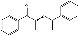 2-Methyl-1,4-diphenyl-2-penten-1-one结构式