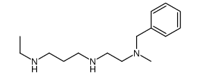 N'-[2-[benzyl(methyl)amino]ethyl]-N-ethylpropane-1,3-diamine structure