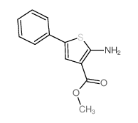 Methyl 2-amino-5-phenylthiophene-3-carboxylate Structure