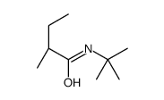 (2S)-N-tert-butyl-2-methylbutanamide结构式