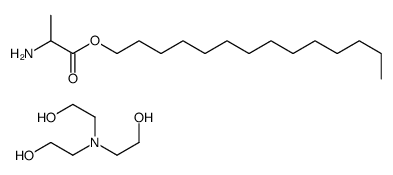 N-tetradecyl-beta-alanine, compound with 2,2',2''-nitrilotriethanol (1:1) structure