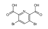 3,5-dibromopyridine-2,6-dicarboxylic acid Structure