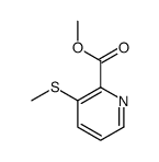 methyl 3-methylsulfanylpyridine-2-carboxylate结构式