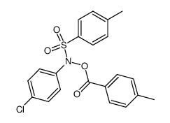 N-(4-Chloro-phenyl)-4-methyl-N-(4-methyl-benzoyloxy)-benzenesulfonamide结构式