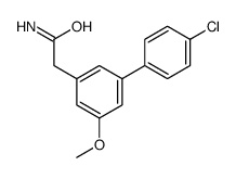 4'-Chloro-5-methoxy-(1,1'-biphenyl)-3-acetamide结构式