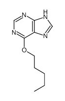 6-pentoxy-7H-purine Structure