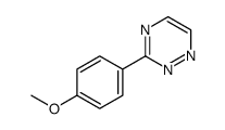 3-(4-methoxyphenyl)-1,2,4-triazine Structure