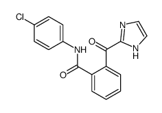 N-(4-chlorophenyl)-2-(1H-imidazole-2-carbonyl)benzamide结构式
