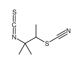 (3-isothiocyanato-3-methylbutan-2-yl) thiocyanate Structure