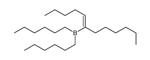 dodec-5-en-6-yl(dihexyl)borane结构式