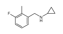 cyclopropyl-(3-fluoro-2-methylbenzyl)amine结构式