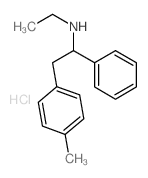 N-ethyl-2-(4-methylphenyl)-1-phenyl-ethanamine结构式