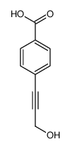 4-(3-羟基-1-丙炔)苯甲酸结构式