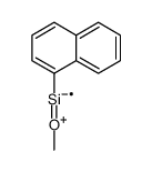 methoxy(naphthalen-1-yl)silicon结构式