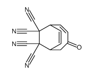 3-oxobicyclo[4.2.2]deca-4,9-diene-7,7,8,8-tetracarbonitrile Structure