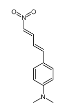 N,N-dimethyl-4-(4-nitrobuta-1,3-dienyl)aniline结构式