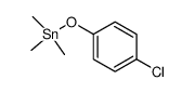 (4-chlorophenoxy)trimethylstannane Structure