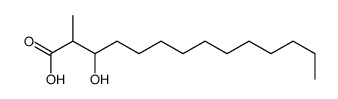 3-hydroxy-2-methyltetradecanoic acid结构式