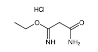 2-carbamoyl-acetimidic acid ethyl ester, hydrochloride Structure