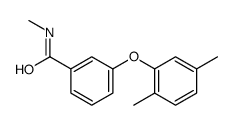 3-(2,5-dimethylphenoxy)-N-methylbenzamide结构式