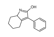3-phenyl-1,4,5,6,7,7a-hexahydroindol-2-one结构式