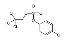 (4-chlorophenyl) 2,2,2-trichloroethyl sulfate Structure