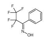 N-(2,2,3,3,3-pentafluoro-1-phenylpropylidene)hydroxylamine Structure