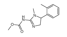 (1-methyl-5-o-tolyl-4,5-dihydro-1H-imidazol-2-yl)-carbamic acid methyl ester Structure