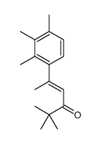 2,2-dimethyl-5-(2,3,4-trimethylphenyl)hex-4-en-3-one Structure