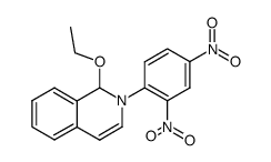 1-ethoxy-2-(2,4-dinitro-phenyl)-1,2-dihydro-isoquinoline Structure