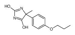 5-methyl-5-(4-propoxyphenyl)imidazolidine-2,4-dione结构式