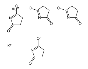 tetrasuccinimide, gold(3+) potassium salt结构式