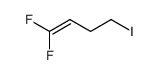 1,1-difluoro-4-iodo-but-1-ene结构式