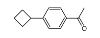 p-cyclobutylacetophenone Structure