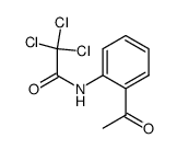 N-(2-acetylphenyl)-2,2,2-trichloroacetamide结构式