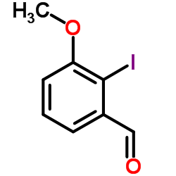2-Iodo-3-methoxybenzaldehyde结构式
