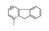 1-methyl-9H-indeno[2,1-b]pyridin-1-ium,iodide结构式