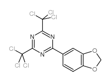 2-(1,3-苯并二氧杂环戊-5-基)-4,6-双(三氯甲基)-1,3,5-三嗪图片