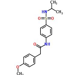 N-[4-(Isopropylsulfamoyl)phenyl]-2-(4-methoxyphenyl)acetamide Structure