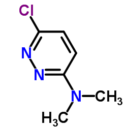 (6-氯哒嗪-3-基)二甲基胺结构式