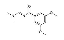 N-(dimethylamino-methylene)-3,5-dimethoxy-benzamide结构式