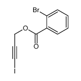 3-iodoprop-2-ynyl 2-bromobenzoate Structure