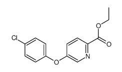 ethyl 5-(4-chlorophenoxy)pyridine-2-carboxylate Structure