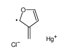 chloro(furan-3-ylmethyl)mercury Structure