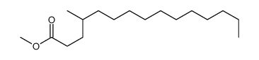 Pentadecanoic acid, 4-methyl-, methyl ester结构式