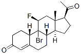 19-Norpregn-4-ene-3,20-dione, 9-bromo-11-fluoro-, (11.beta.)-结构式