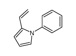 2-ethenyl-1-phenylpyrrole Structure