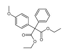 diethyl 2-(4-methoxyphenyl)-2-phenylpropanedioate Structure