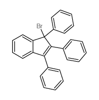 1-bromo-1,2,3-triphenyl-indene结构式