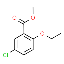Methyl 5-chloro-2-ethoxybenzoate结构式